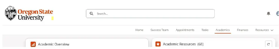 Screenshot of beaverhub log in