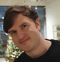 Ethan smiling for a picture